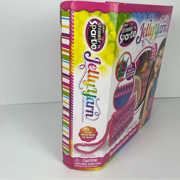 Cra-Z-Art Shimmer & Sparkle Jelly Yarn Party Purse Kit NIB Crafts Crafting DIY - Picture 2 of 5